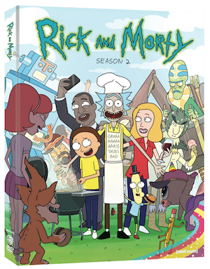 Illustration for article titled Win a limited edition Rick And Morty hoodie, plus season 2 on Blu-ray